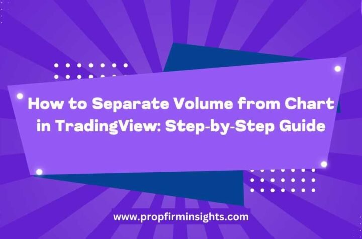 How to Separate Volume from Chart in TradingView