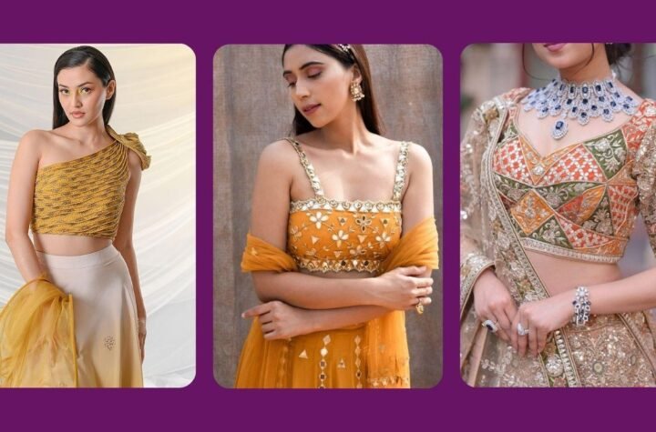 Stunning Aari Work Blouse Designs for Lehenga, Stunning Aari Work Blouse Designs