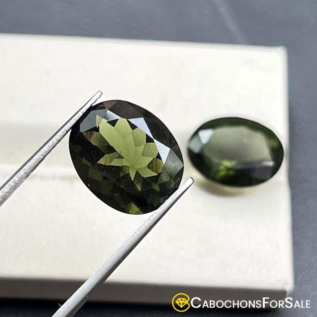 Moldavite stone