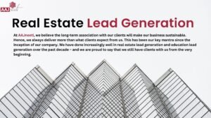 real estate lead generation with aajneeti advertising