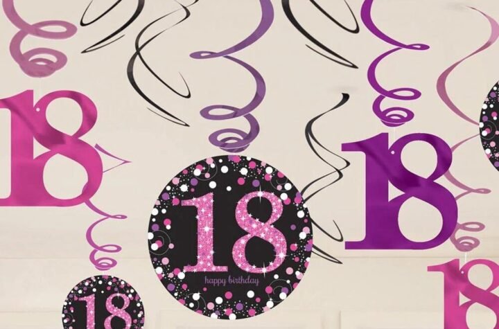 18th birthday party decorations