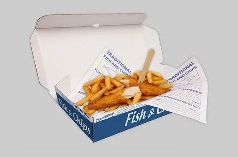 Custom Fish and Chip Paper